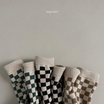 Checkerboard Socks Set [XL(Adult/210-240mm)]