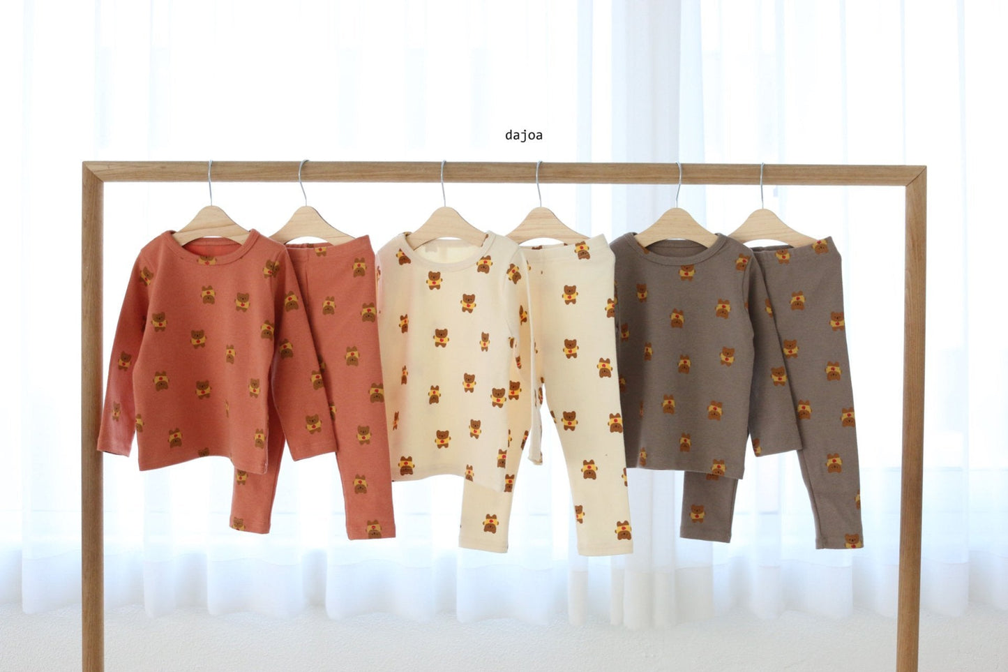 Apple Bear Home Wear Set [Orange Brick/9/L(4-5yr)]