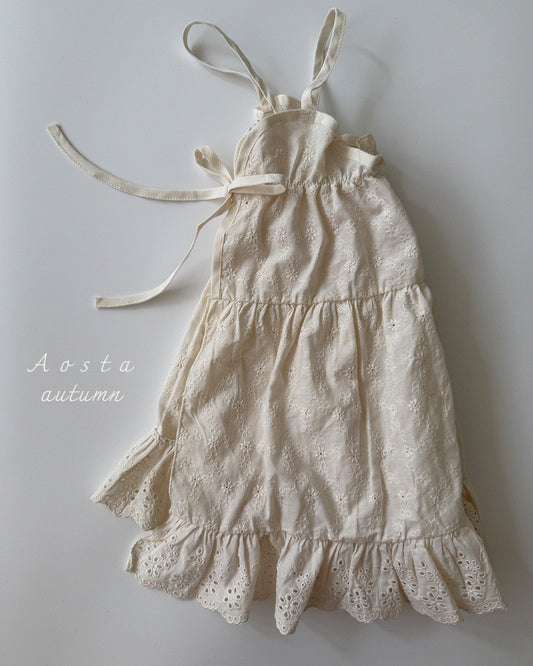 [PRE-ORDER] Lace Cotton Open Dress