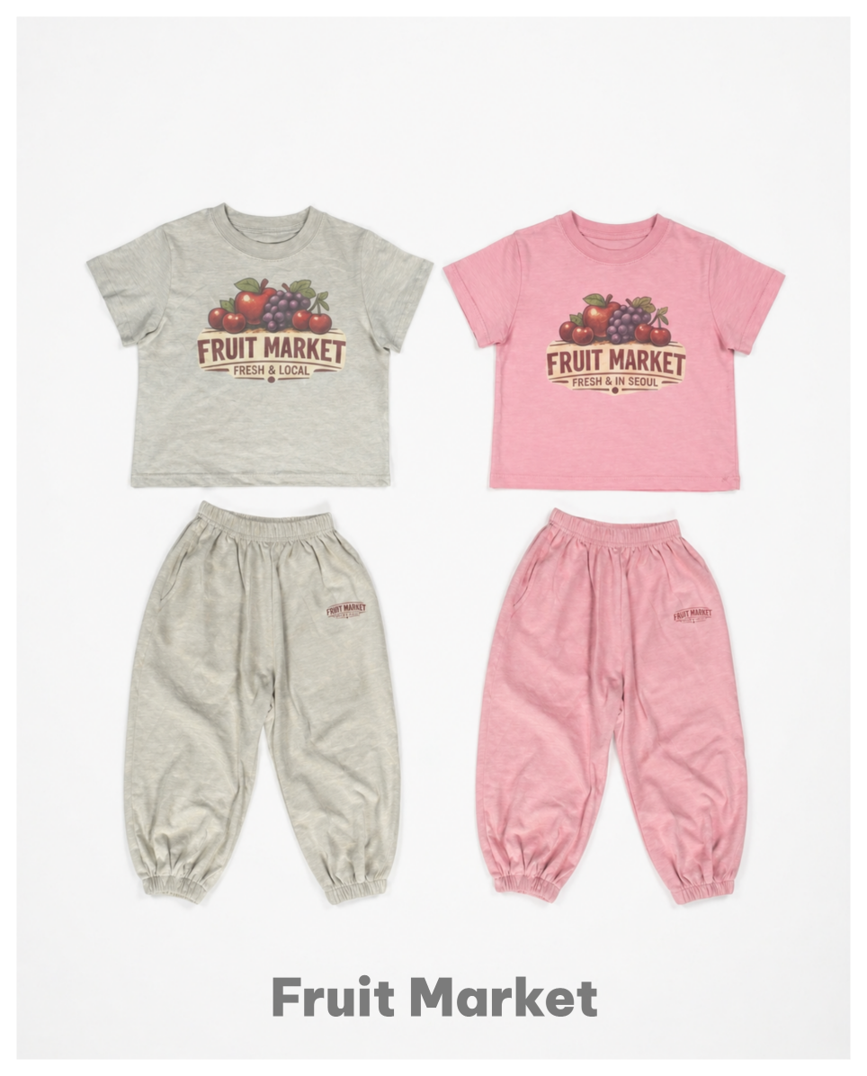 [PRE-ORDER] Fruit Market Top Bottom Set