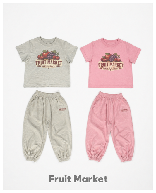 [PRE-ORDER] Fruit Market Top Bottom Set