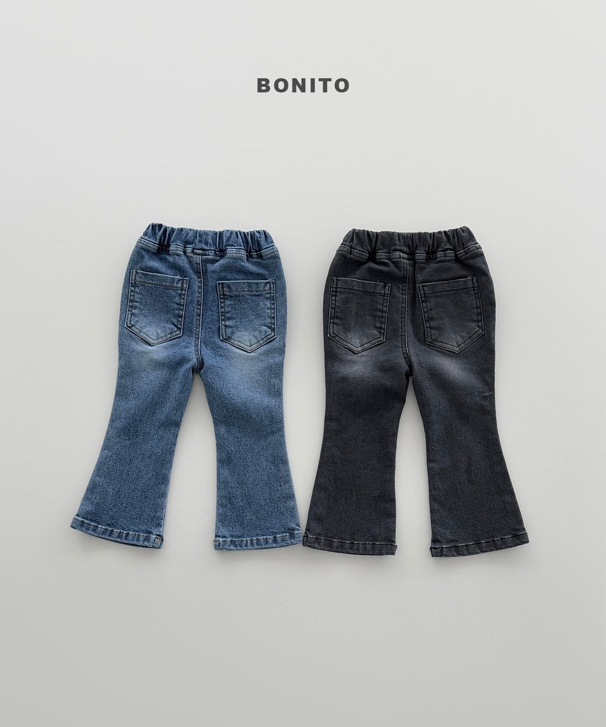 [PRE-ORDER] Boot-Cut Span Denim Pants