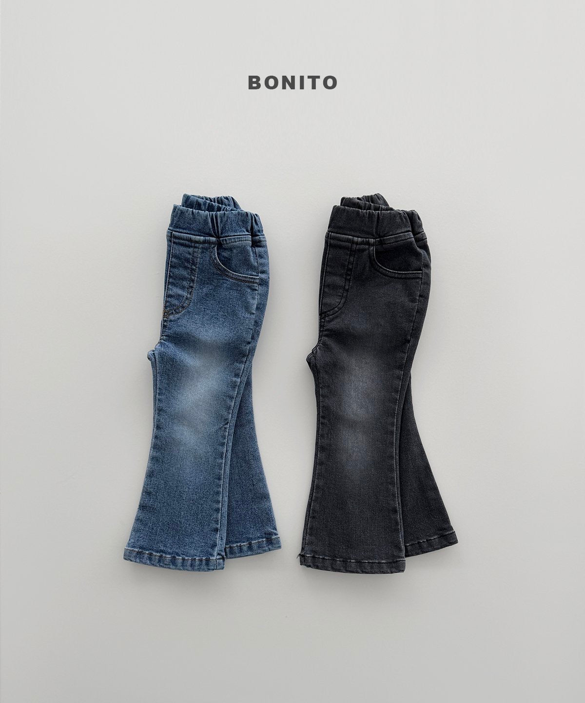 [PRE-ORDER] Boot-Cut Span Denim Pants