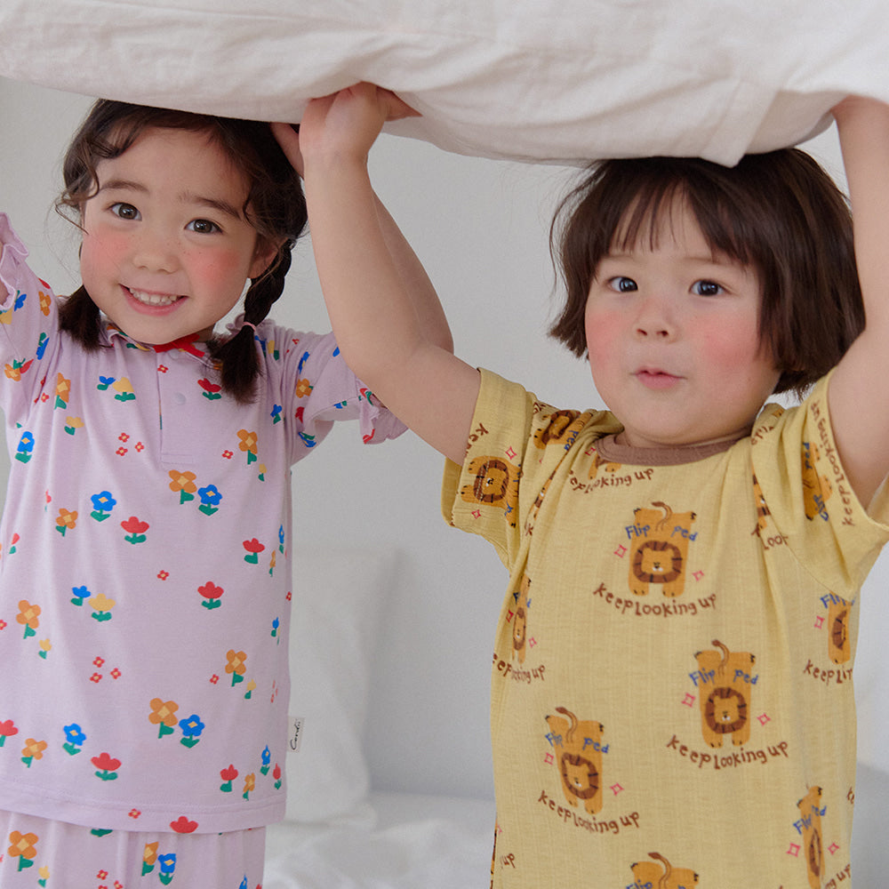 Flip Poly Ribbed Home Wear Set