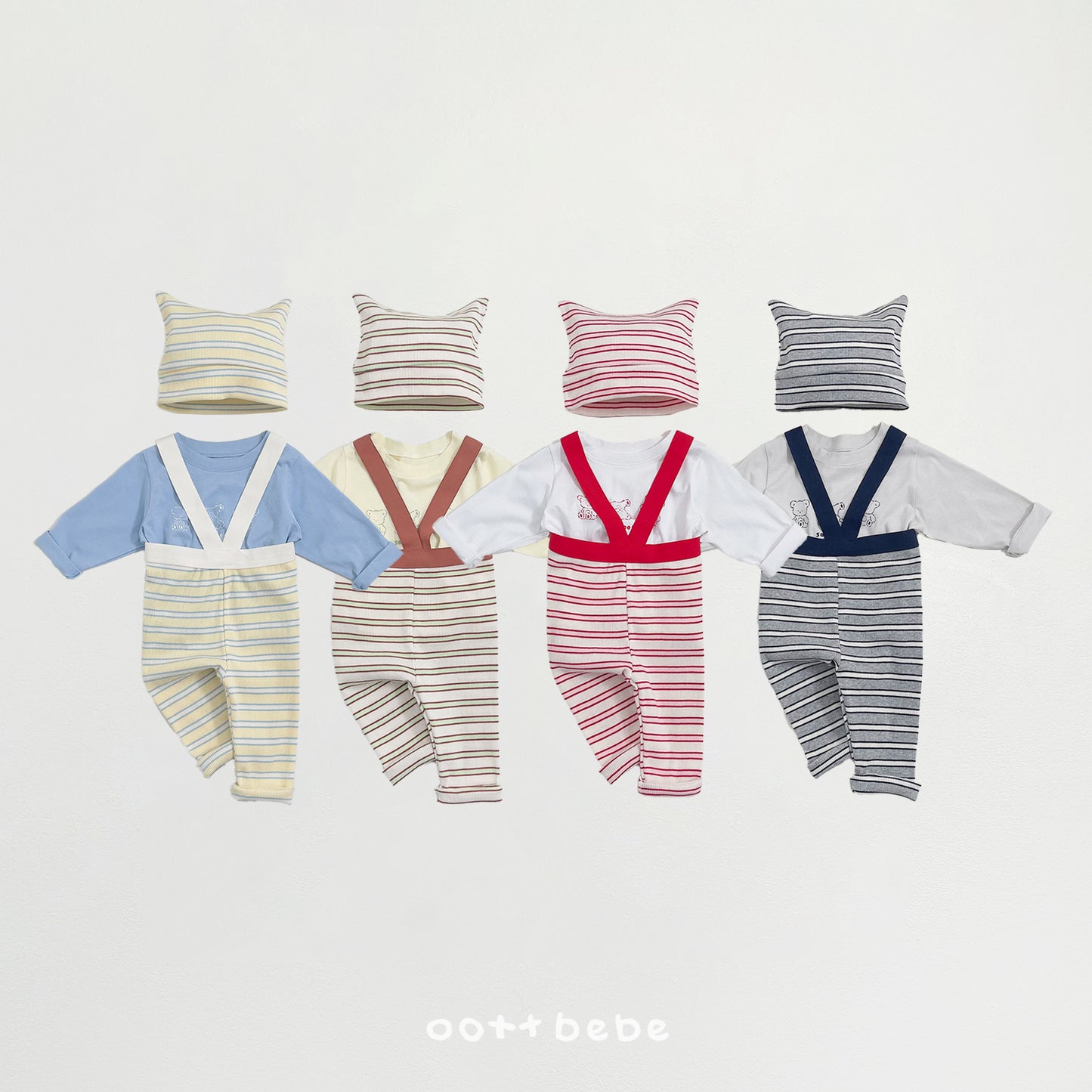 Say Oott 1+1 Baby T-Shirts [Red/Ivory/Baby M(6-12m)]