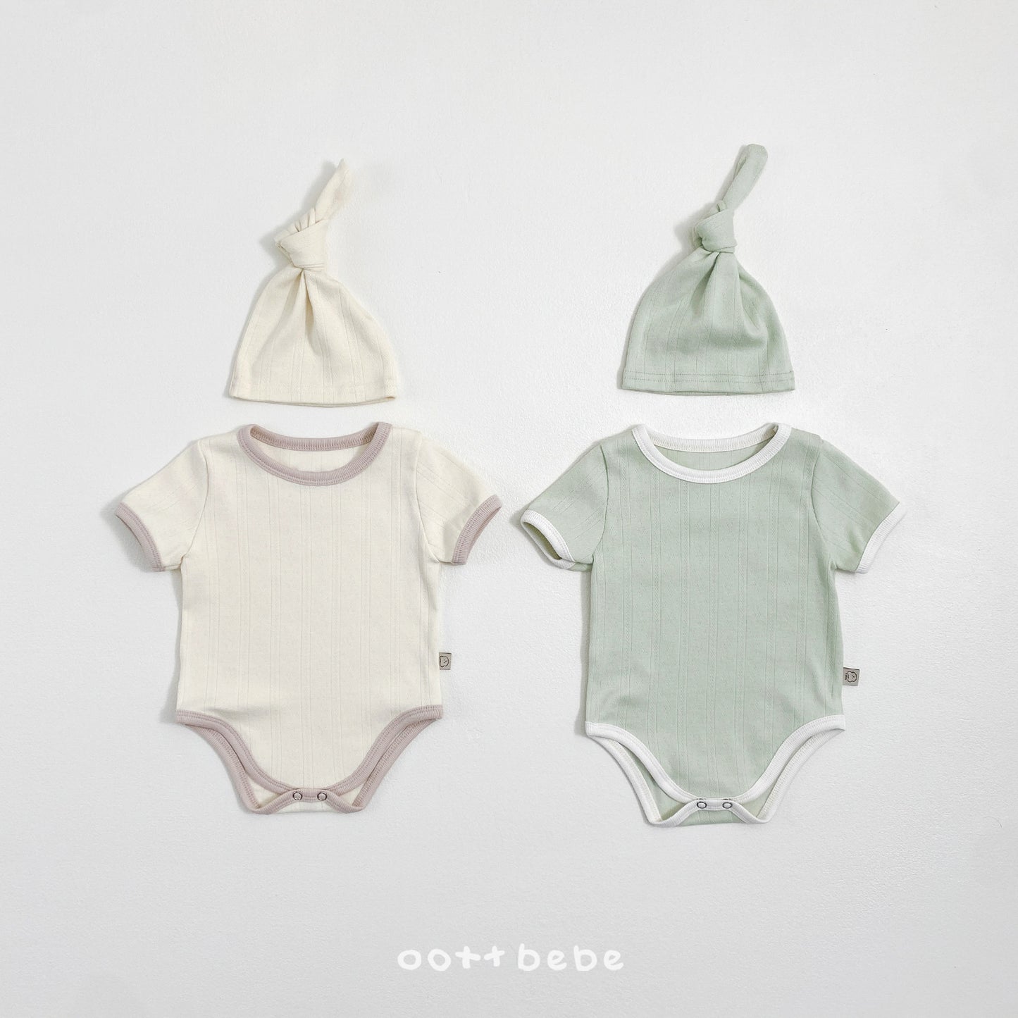 [PRE-ORDER] French Eyelet Body Suit + Bonnet Set