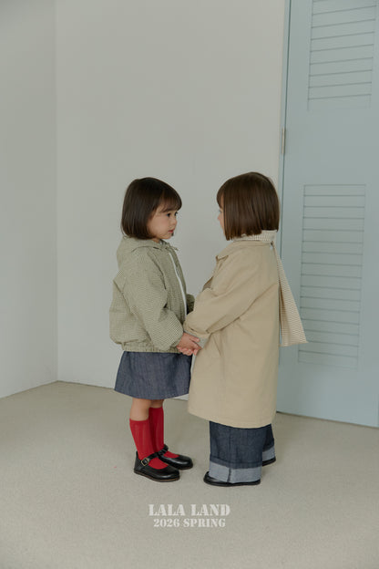Spring Trench Coat [Cream/M(3-4yr)]