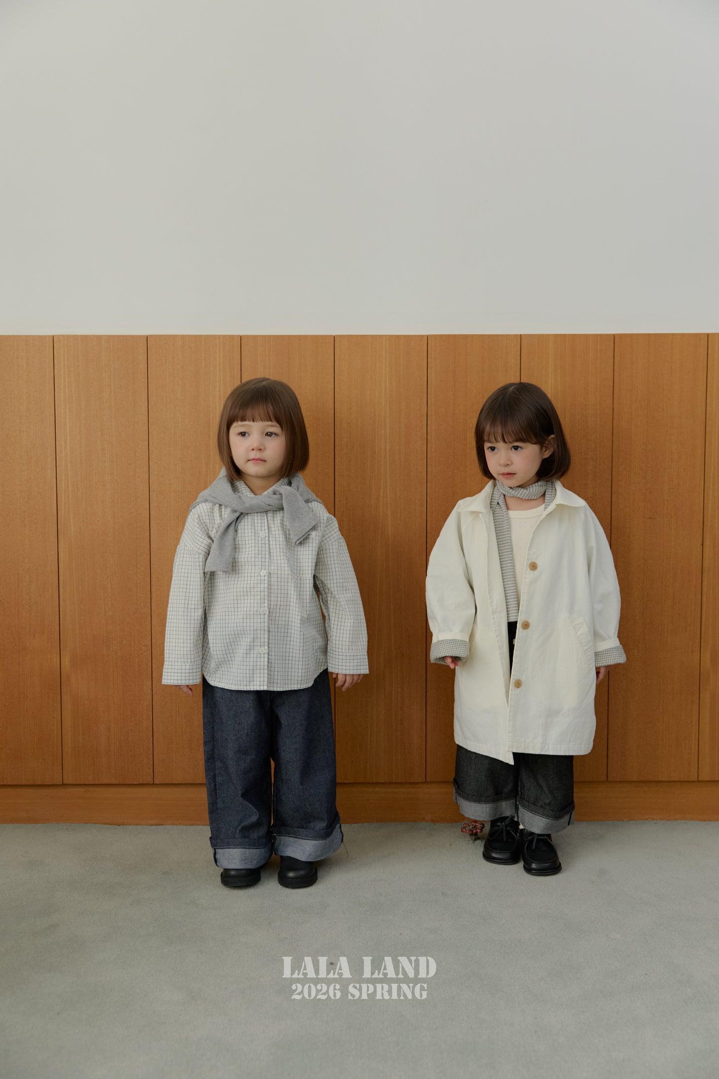 Spring Trench Coat [Cream/M(3-4yr)]