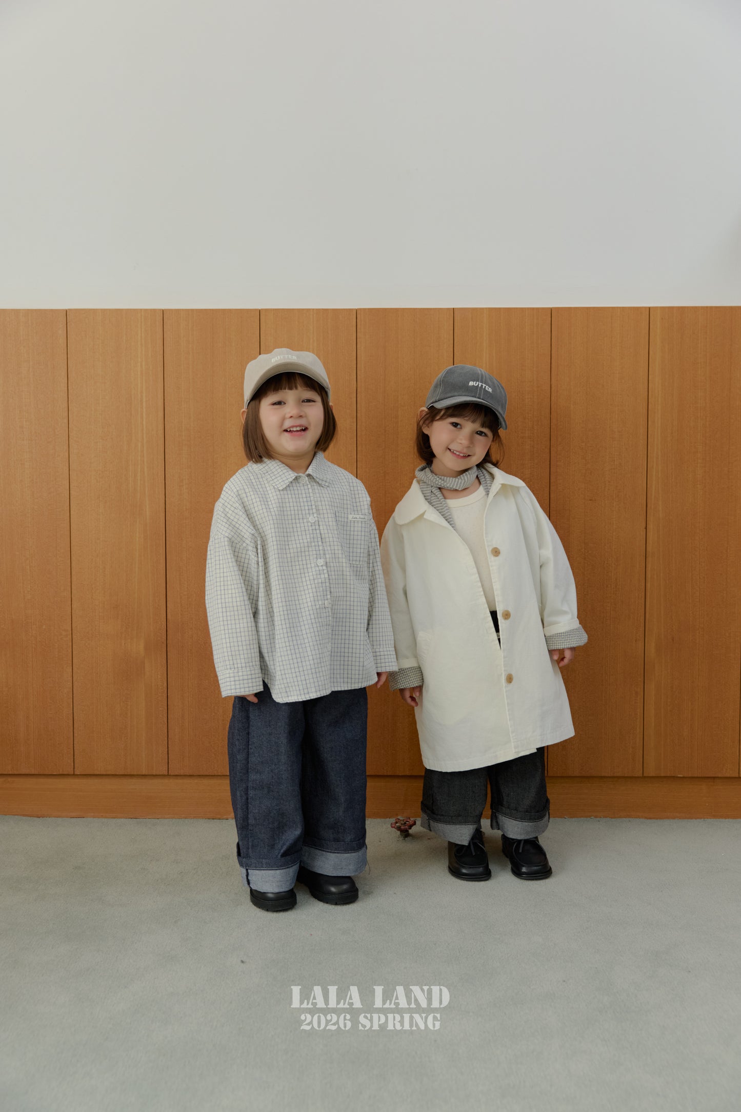 Spring Trench Coat [Cream/M(3-4yr)]