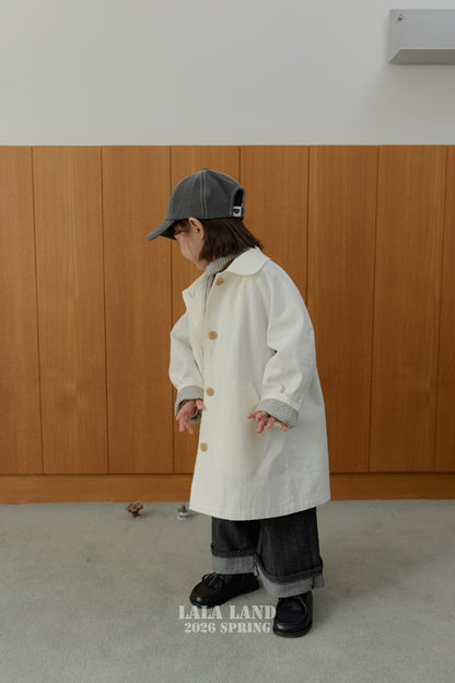 Spring Trench Coat [Cream/M(3-4yr)]
