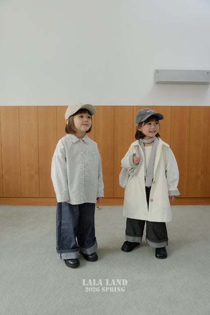 Spring Trench Coat [Cream/M(3-4yr)]