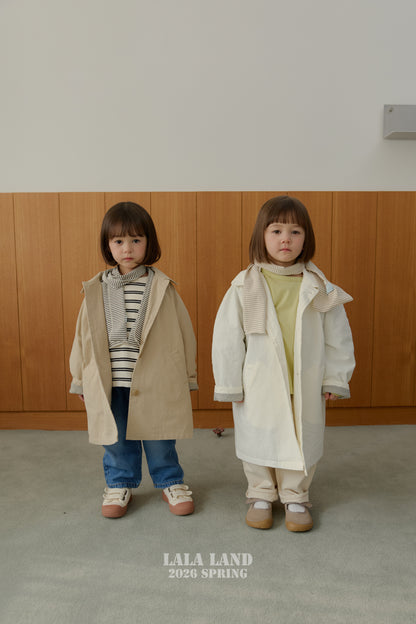 Spring Trench Coat [Cream/M(3-4yr)]