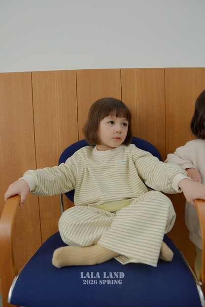 Cozy Ribbed Leggings [Blue, Beige/M(3-4yr)]