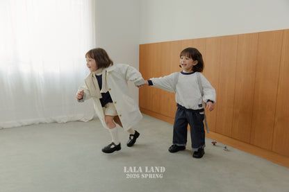 Spring Trench Coat [Cream/M(3-4yr)]