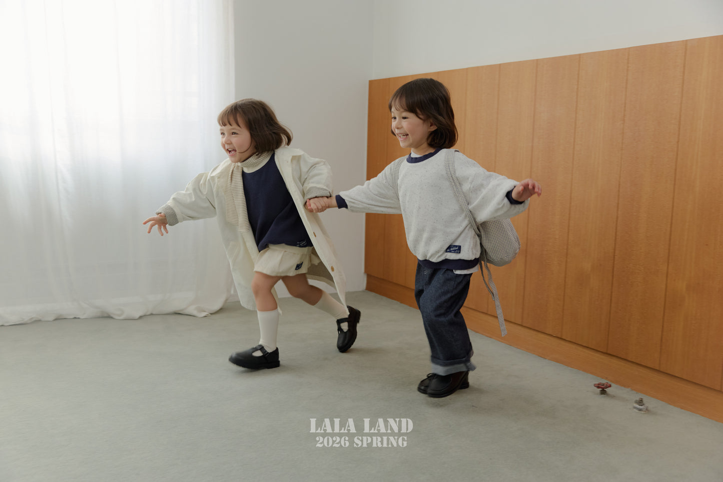 Spring Trench Coat [Cream/M(3-4yr)]