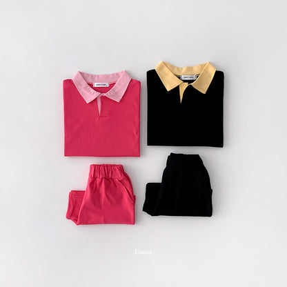 [PRE-ORDER] Ping Pong Collar Top Bottom Set