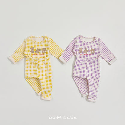 [PRE-ORDER] Check Bear Home Wear Set