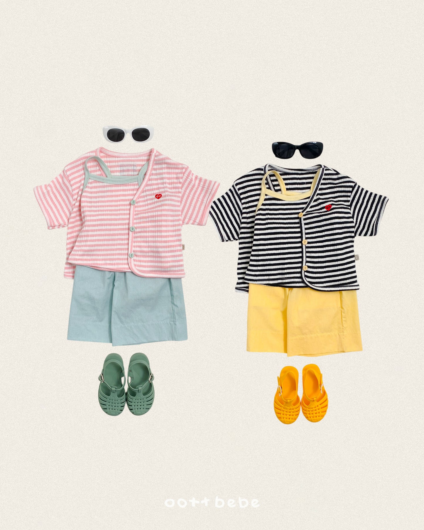 [PRE-ORDER] Knit Ribbed Tank Top + Cardigan Set