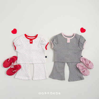 [PRE-ORDER] Lovely Eyelet Top Bottom Set