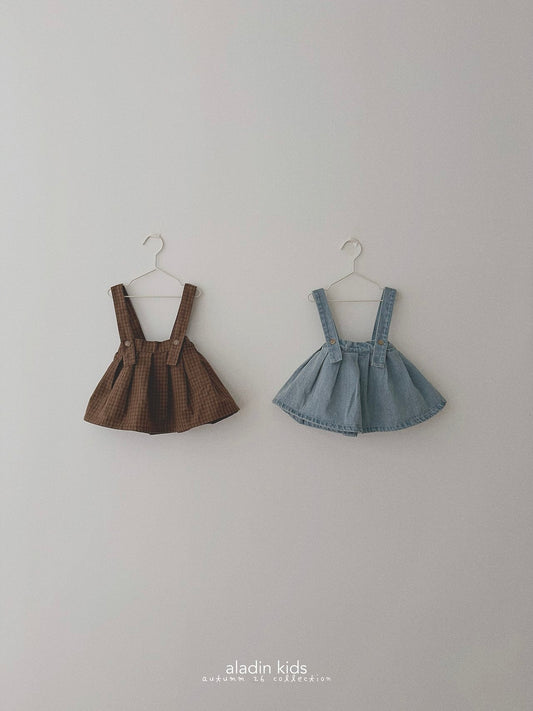 [PRE-ORDER] Pleats Suspender Skirts