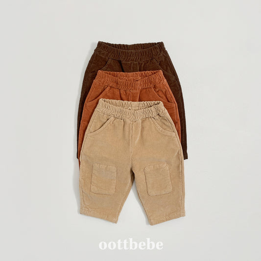 [PRE-ORDER] Corduroy Round Patch Pants