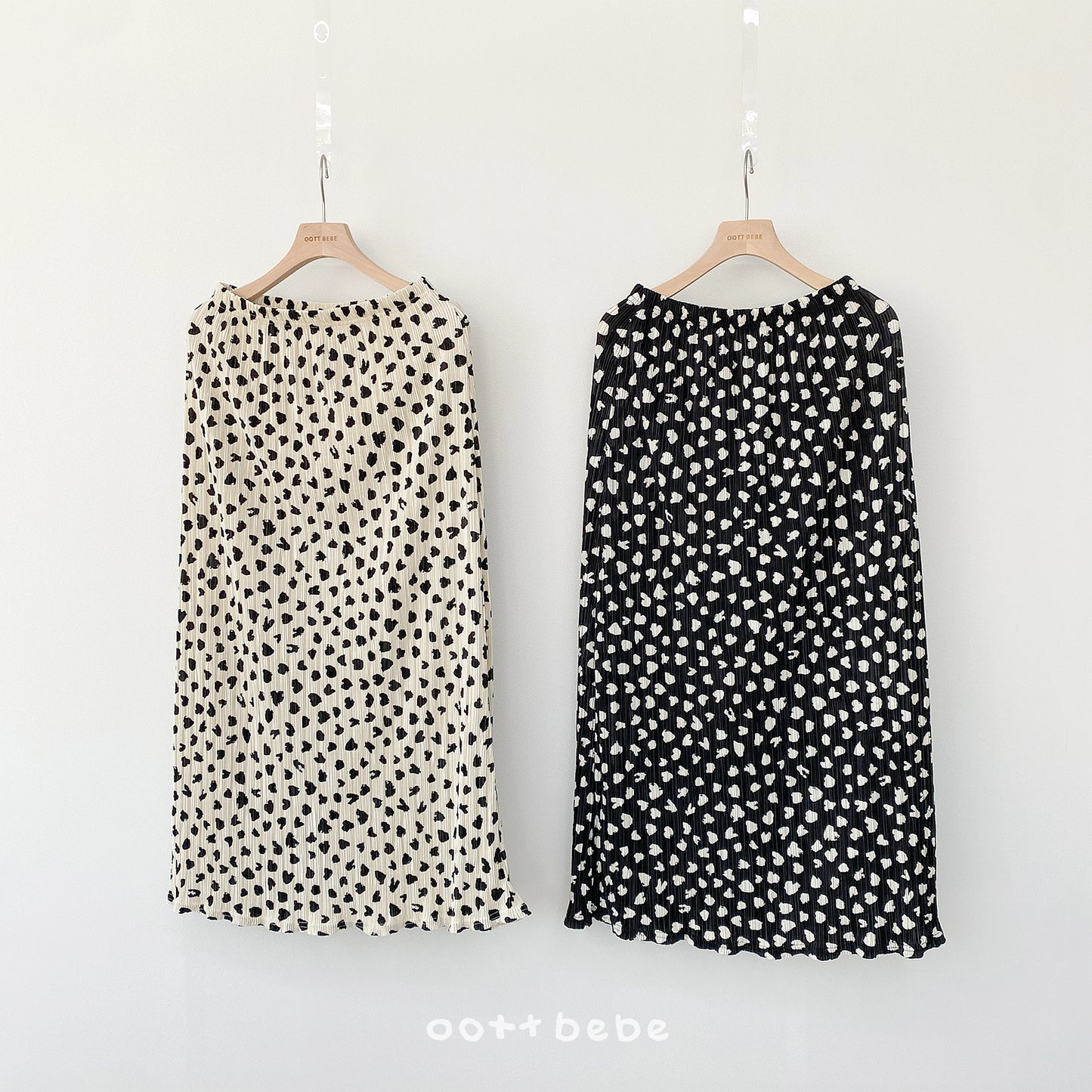 [PRE-ORDER] Petite Leopard Pleats Mom Skirts