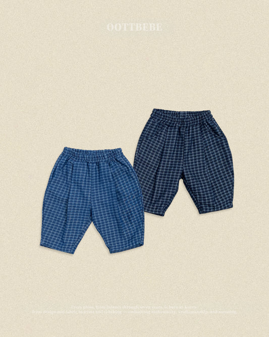 [PRE-ORDER] Denim Check Pants
