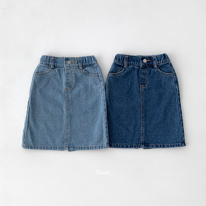 [PRE-ORDER] Half Open Denim Skirts