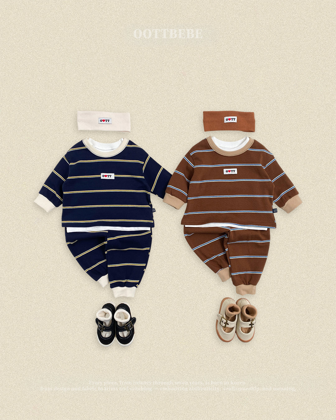 [PRE-ORDER] Rookie Stripe Top Bottom Set