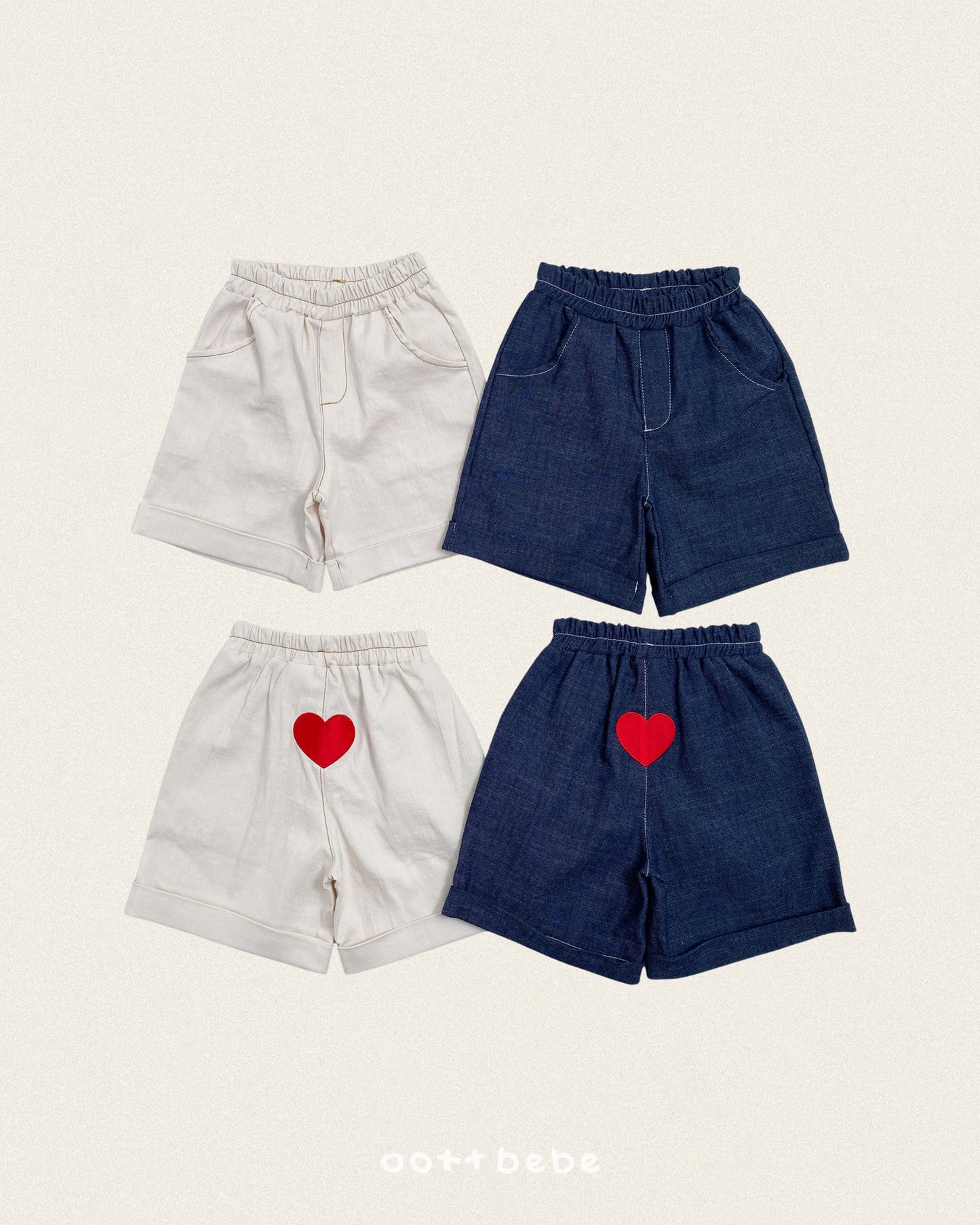 [PRE-ORDER] Heart Denim Pants