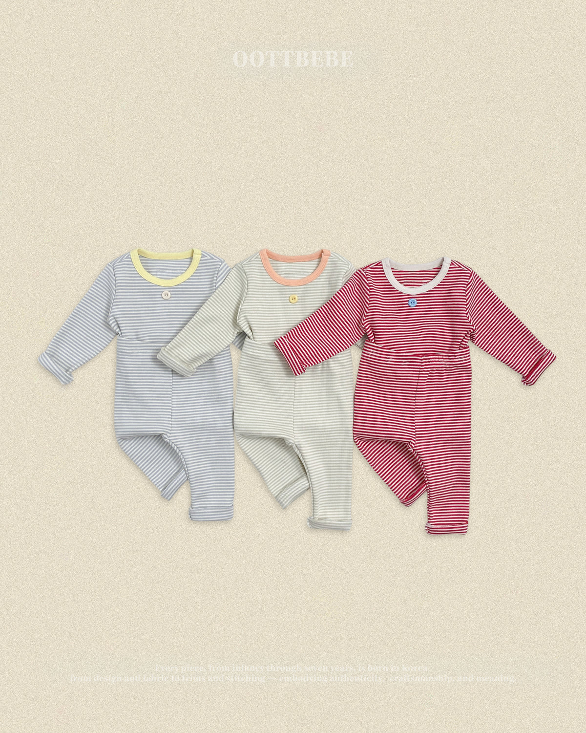 Vanilla Latte Home Wear Set [Blue/Yellow/XL(4-5yr)]
