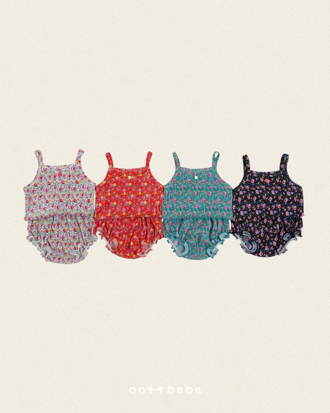 [PRE-ORDER] Flower Pleats Baby Set