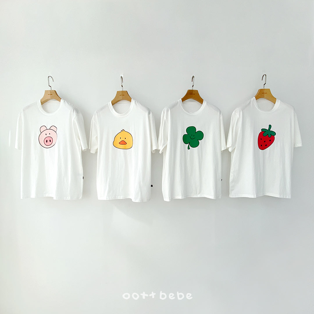 [PRE-ORDER] Happy Friends T-Shirts (Mom&Dad Couple)
