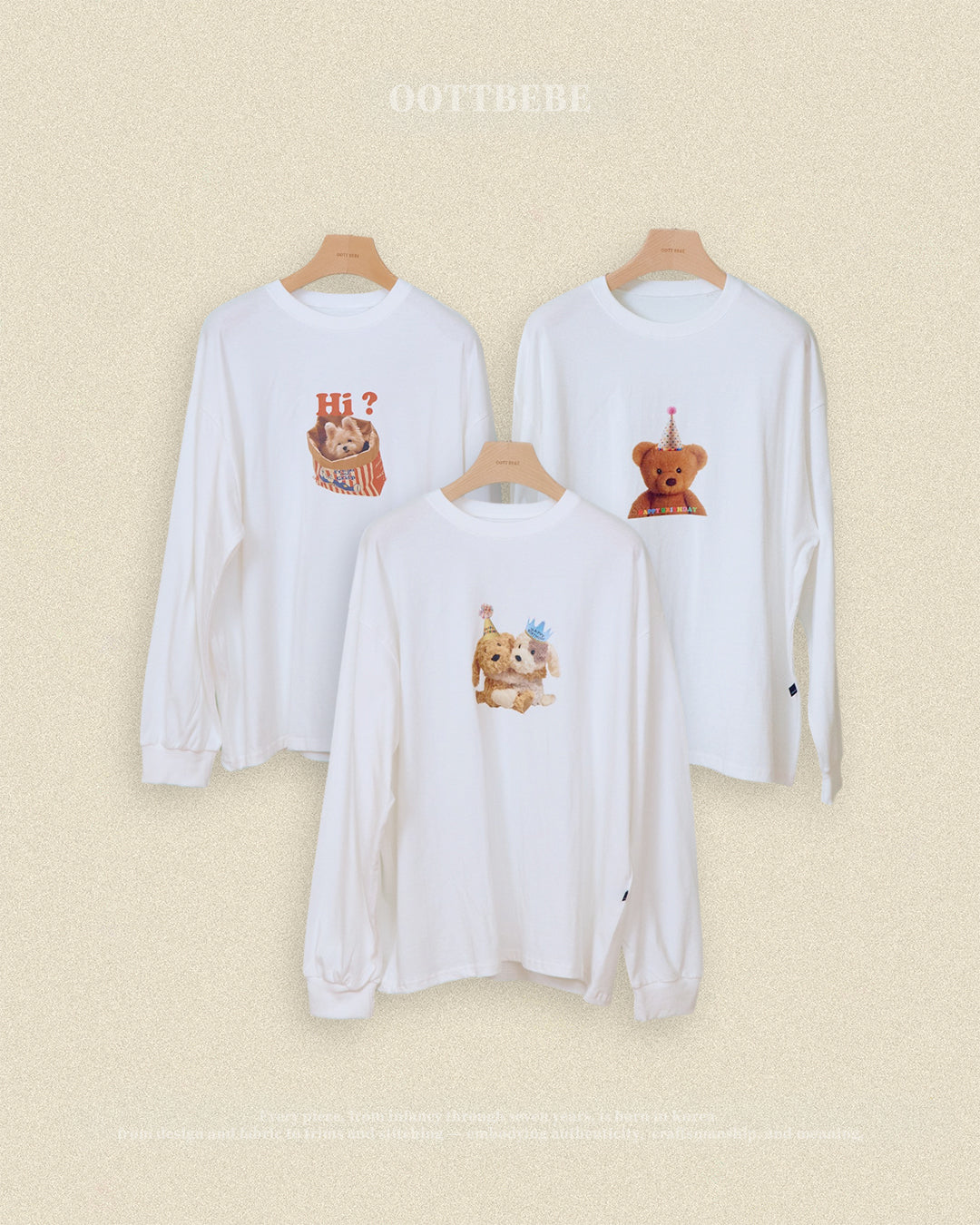 [PRE-ORDER] Puppy Series T-Shirts (Mom&Dad Couple)