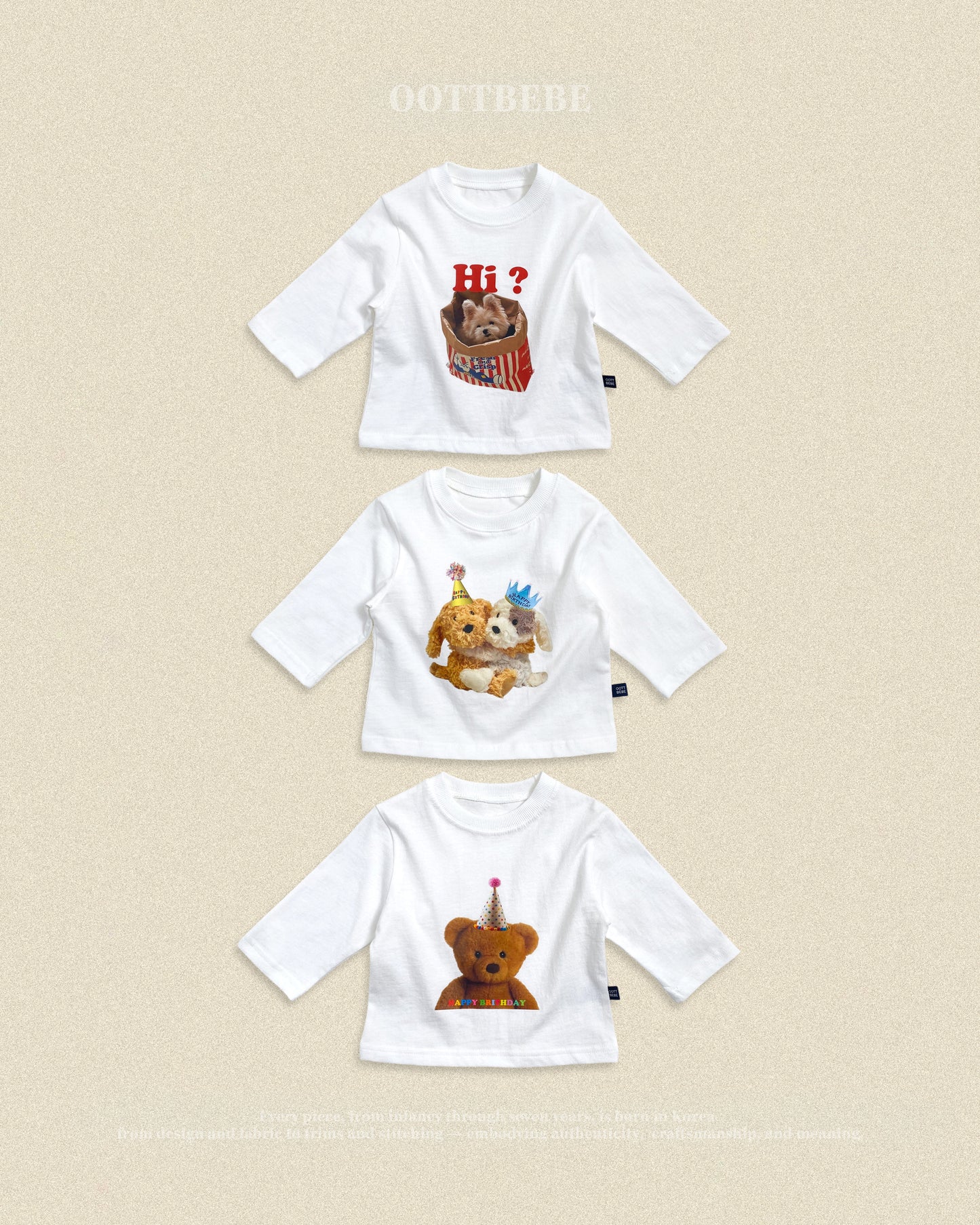 [PRE-ORDER] Puppy Series T-Shirts (Mom&Dad Couple)