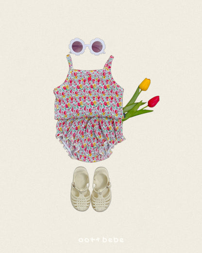 [PRE-ORDER] Flower Pleats Baby Set