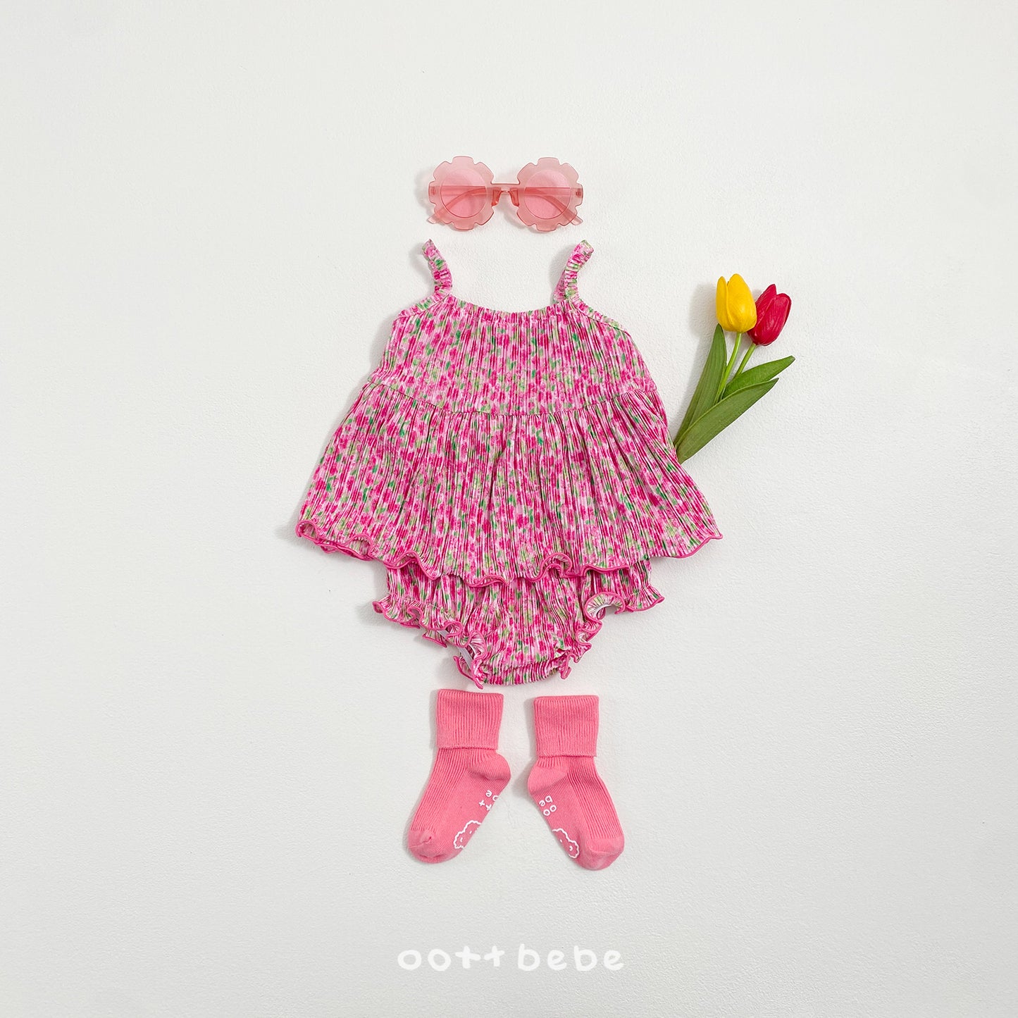 [PRE-ORDER] Daisy Pleats Baby Set