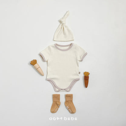 [PRE-ORDER] French Eyelet Body Suit + Bonnet Set