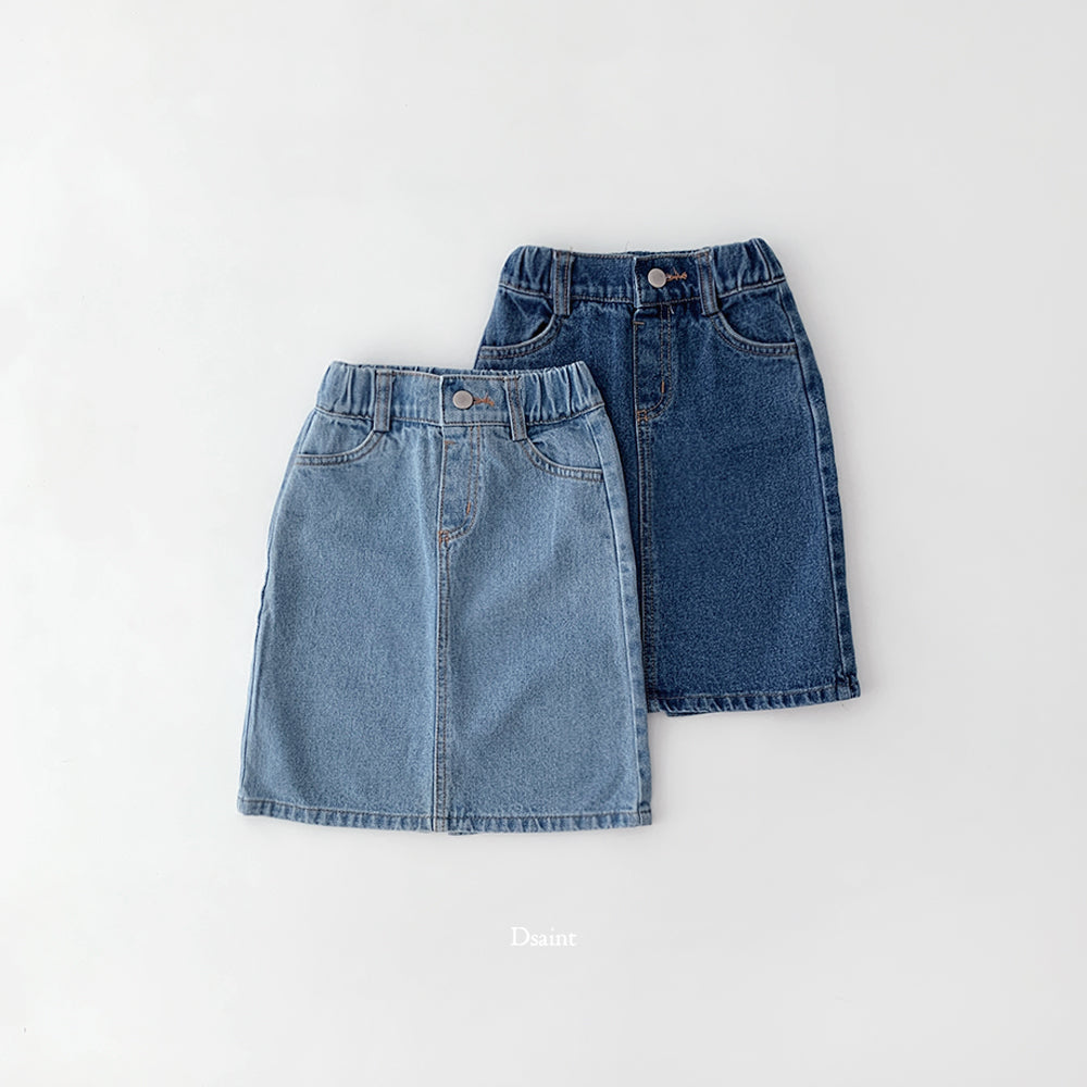 [PRE-ORDER] Half Open Denim Skirts