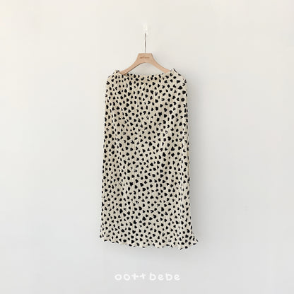 [PRE-ORDER] Petite Leopard Pleats Mom Skirts