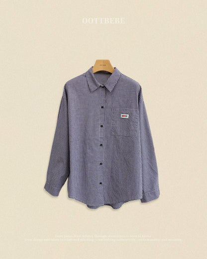 [PRE-ORDER] Cappuccino Check Shirts (Mom Couple)