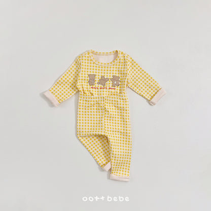 [PRE-ORDER] Check Bear Home Wear Set