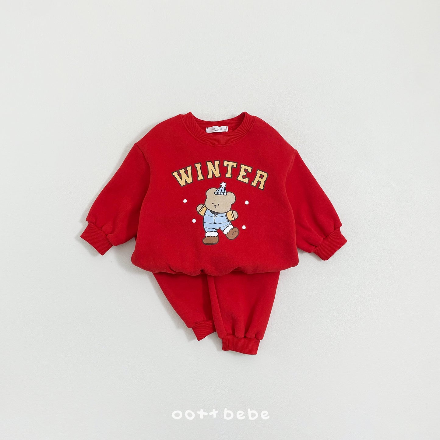 [PRE-ORDER] Winter Bear Top Bottom Set