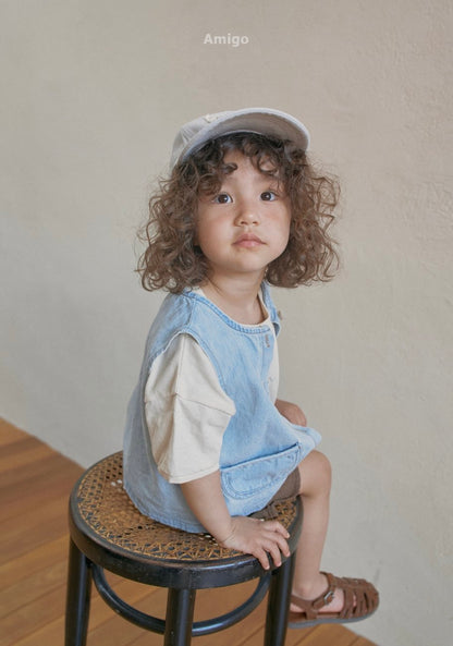 [PRE-ORDER] Round Denim Vest