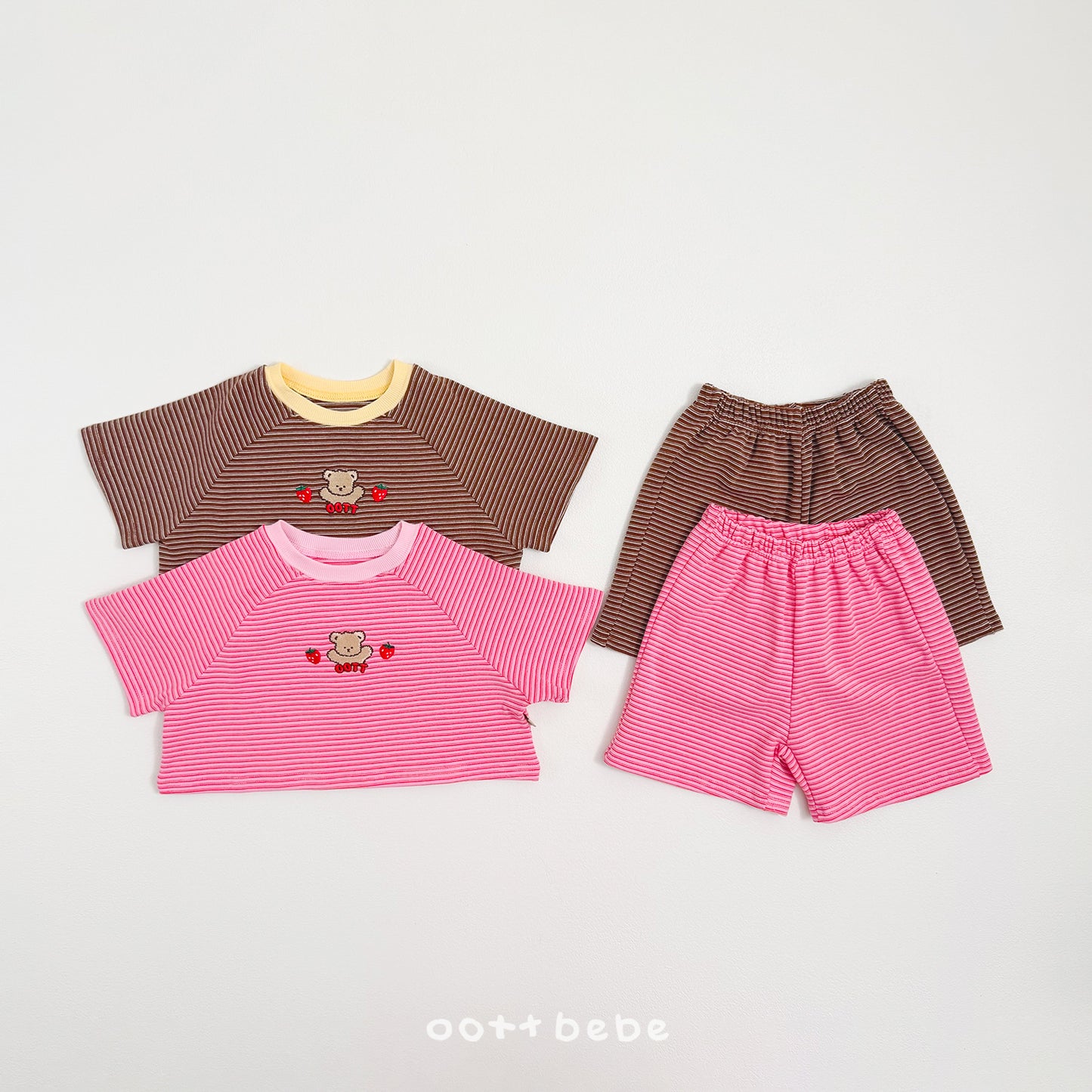 [PRE-ORDER] Strawberry Choco Top Bottom Set