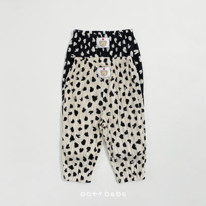 [PRE-ORDER] Petite Leopard Pleats Top Bottom Set