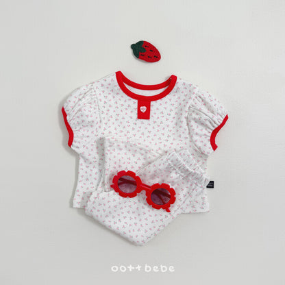 [PRE-ORDER] Lovely Eyelet Top Bottom Set