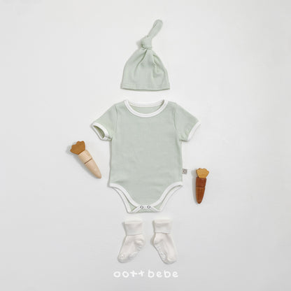 [PRE-ORDER] French Eyelet Body Suit + Bonnet Set