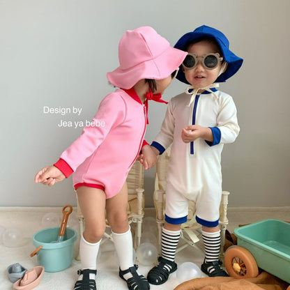 [PRE-ORDER] Vanilla Swim Suit + Hat Set