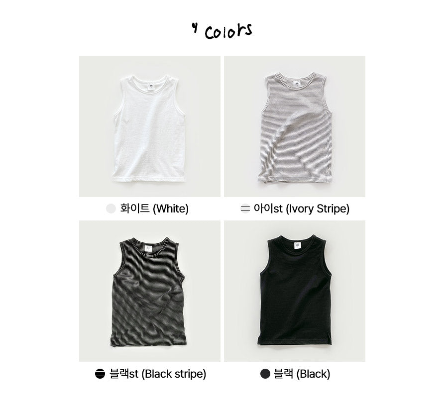[PRE-ORDER] Layered Sleeveless T-Shirts